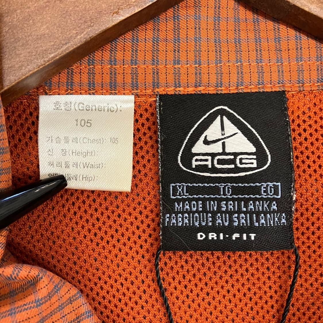 N191 90s 나이키 acg 나일론 셔츠 자켓 상품이미지3