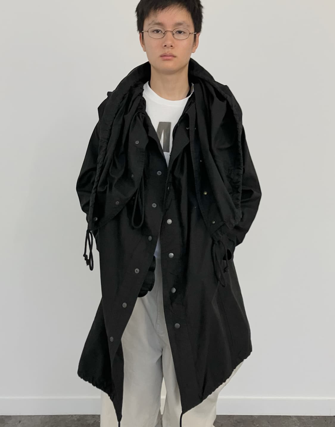 EGNARTS FLAT ADJUSTABLE STRING COAT (BLA 상품이미지5