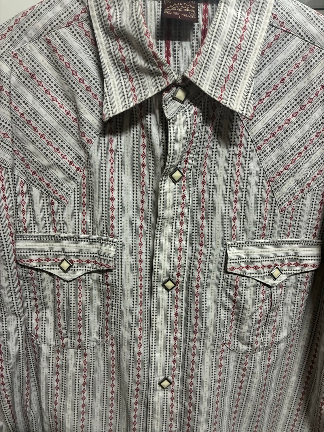 빈티지 무드 웨스턴 셔츠 L/100 상품이미지7