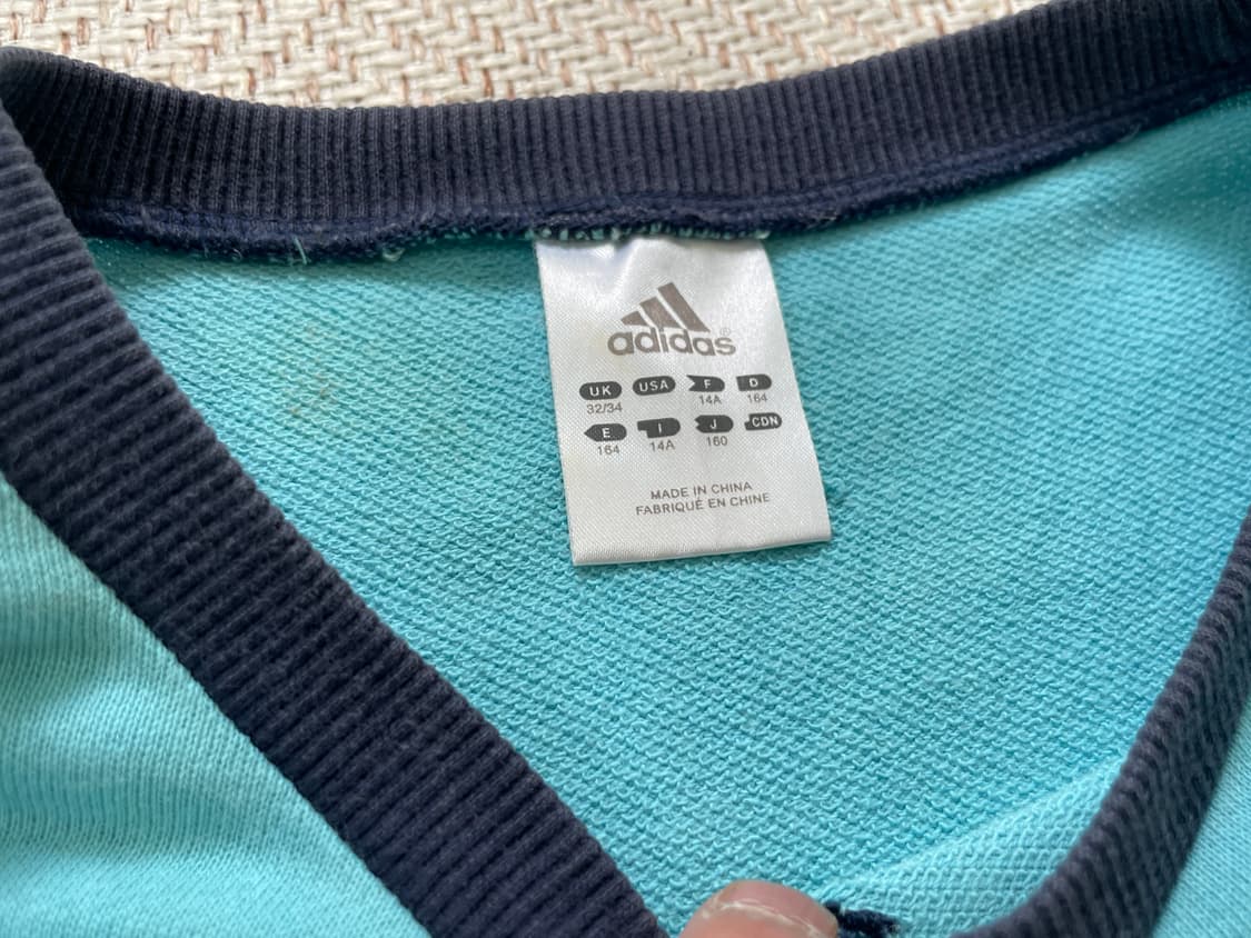 2010s adidas  아디다스 33 넘버링 거셋 롱슬리브 상품이미지5