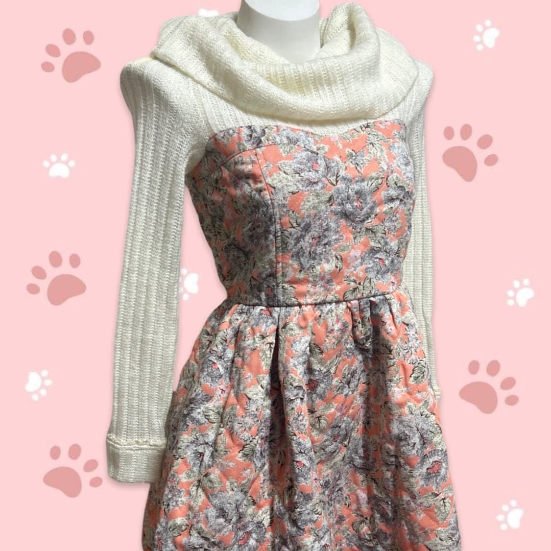 Liz lisa padding knited ops 상품이미지8