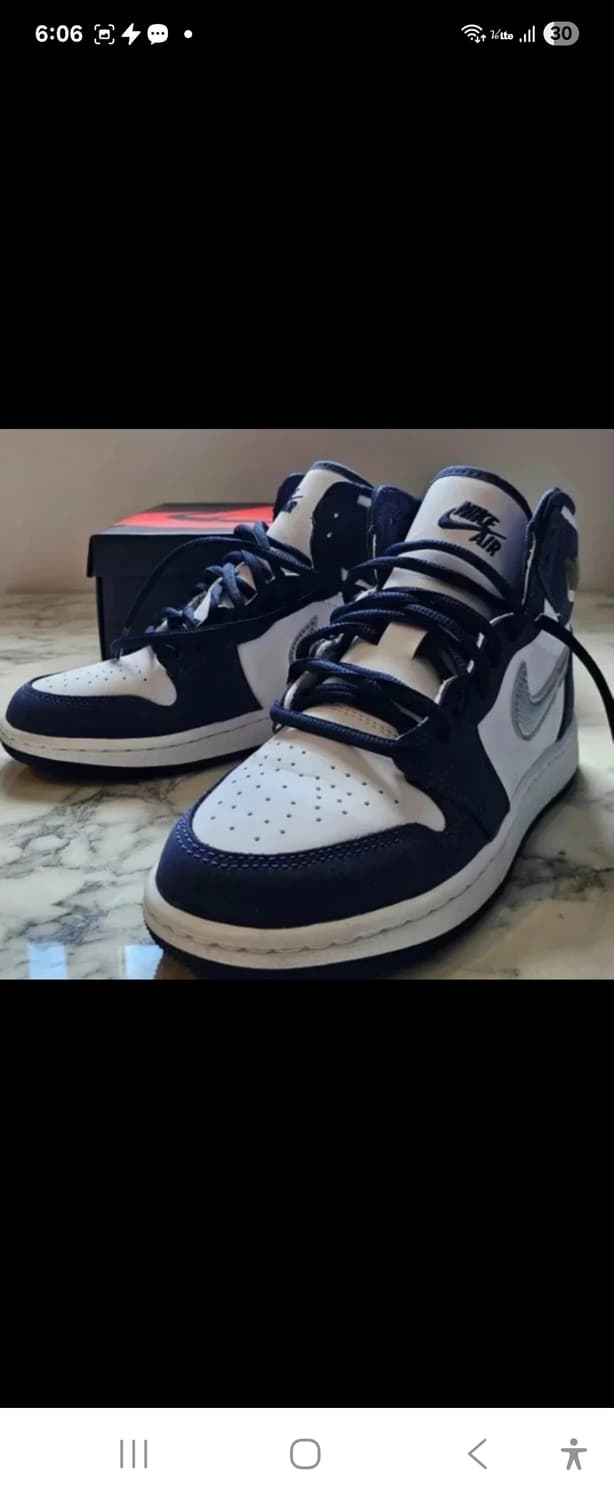 나이키 에어 조던 1 하이 미드나잇 네이비 230 상품이미지7