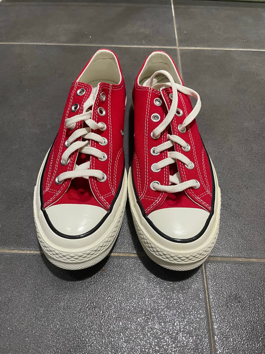 [260]컨버스 레드 로우 텍제거한 새상품 상품이미지1