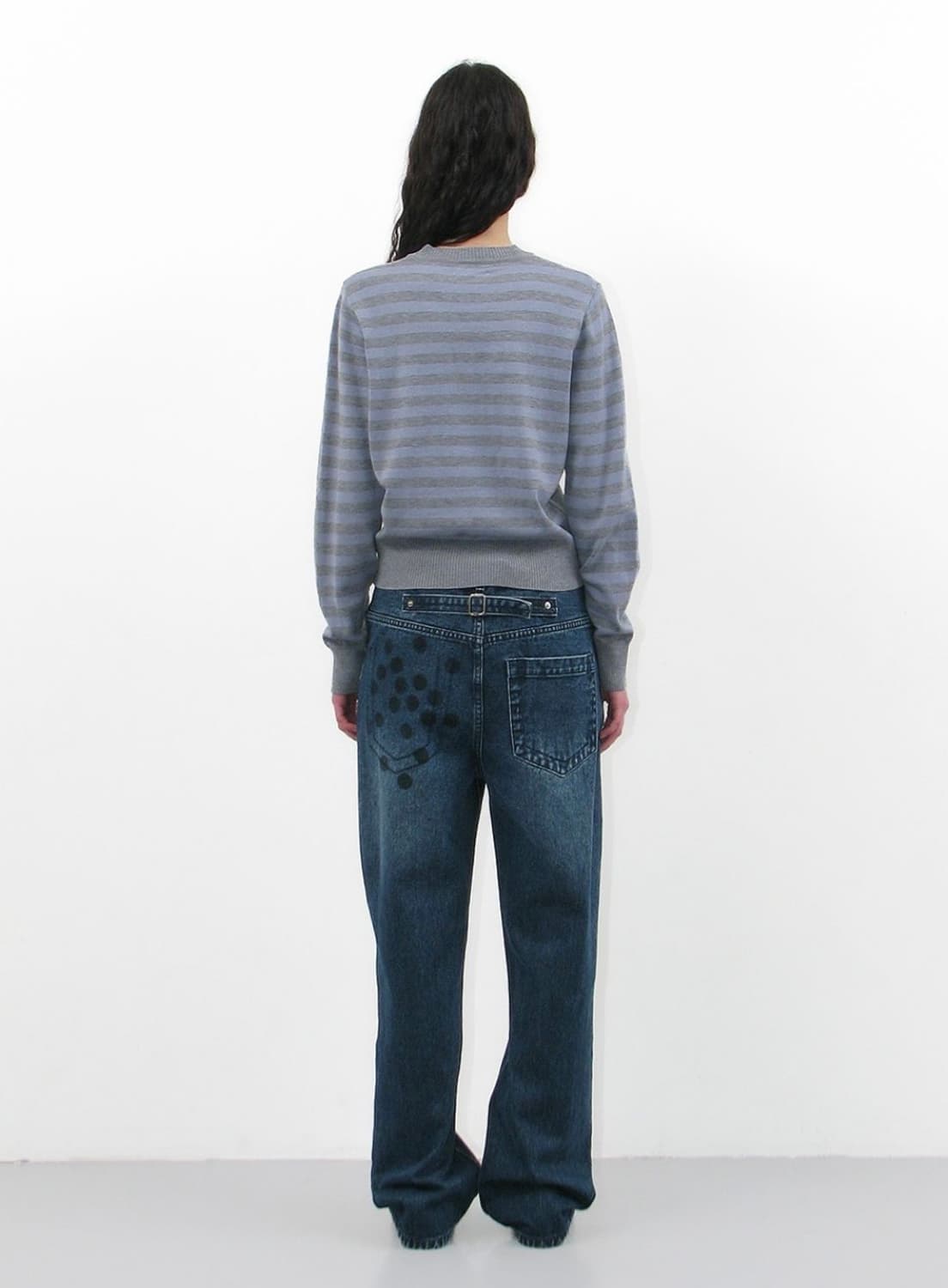 파르티멘토 우먼 cut off waist dot pants 상품이미지5