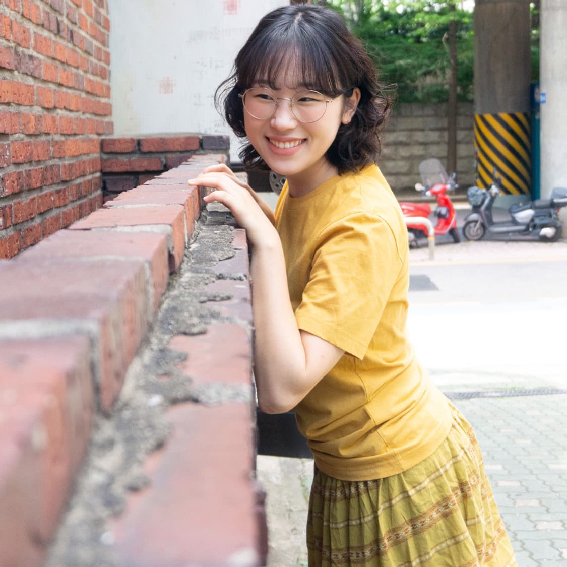 노을 밀밭 스커트 상품이미지5