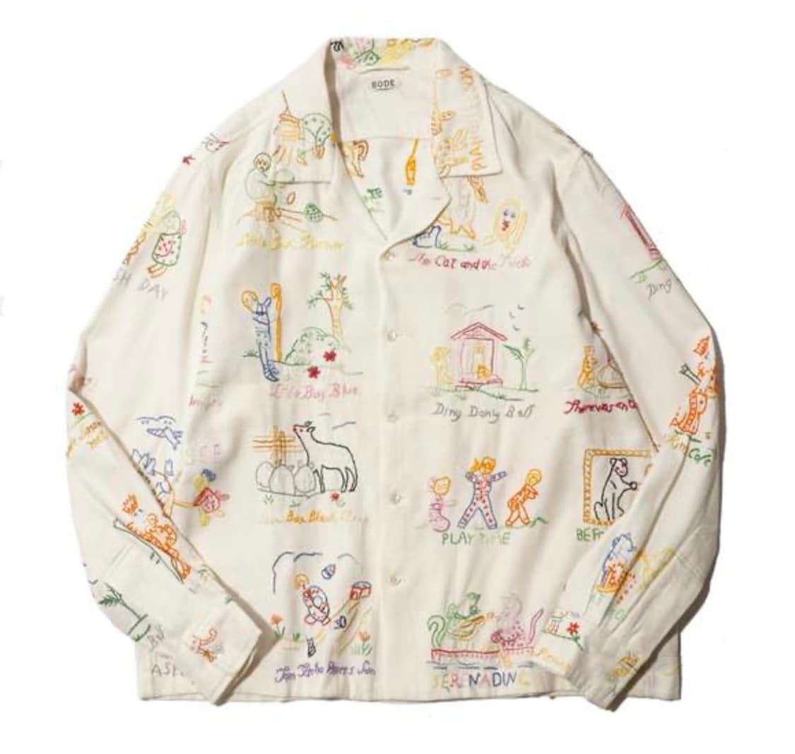보디 bode NURSERY RHYME LS SHIRT (새상품)  상품이미지1