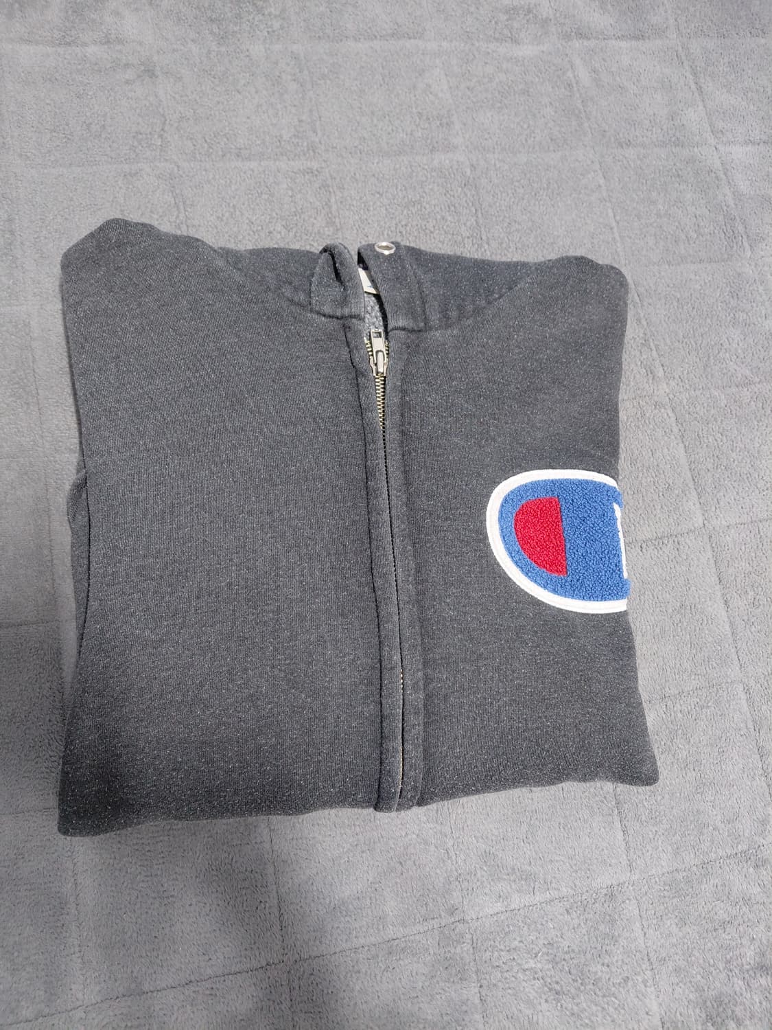 챔피온 리버스위브 빅 자수 로고 후드 집업 L 상품이미지7