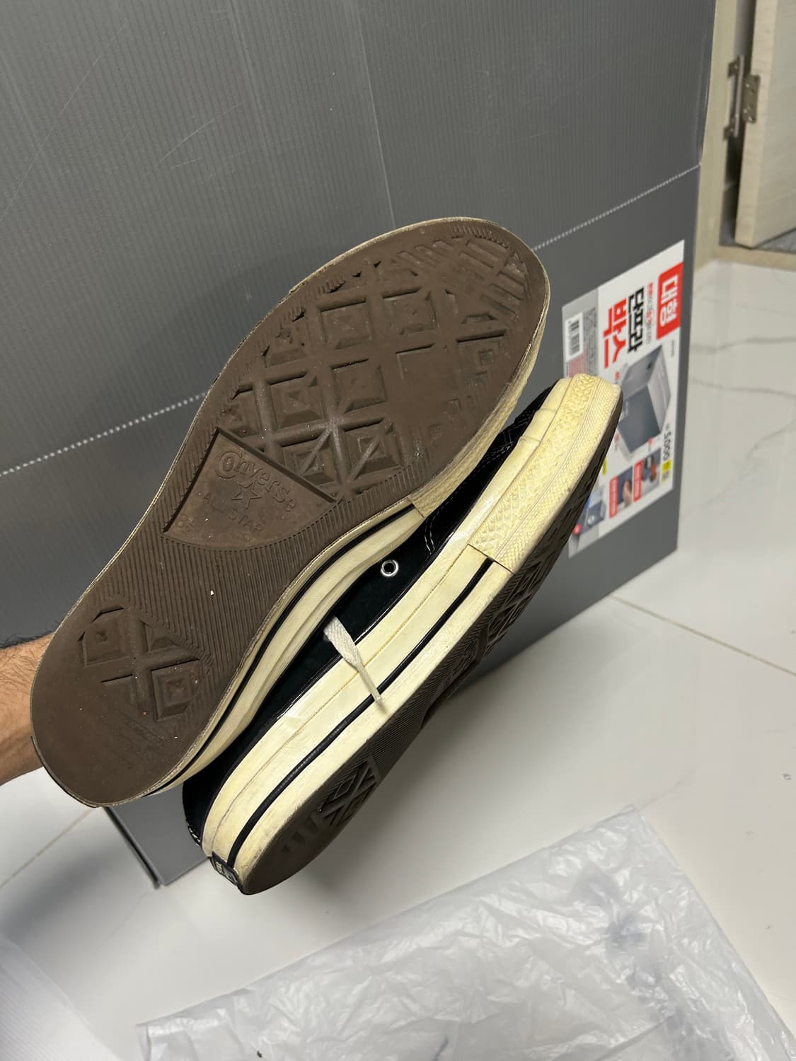 컨버스 척테일러 블랙 하이 270 상품이미지4