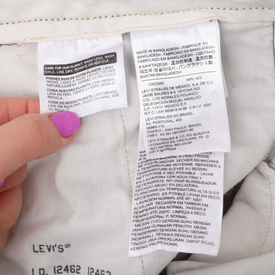 리바이스 카키 밀리터리 카고 팬츠 상품이미지8