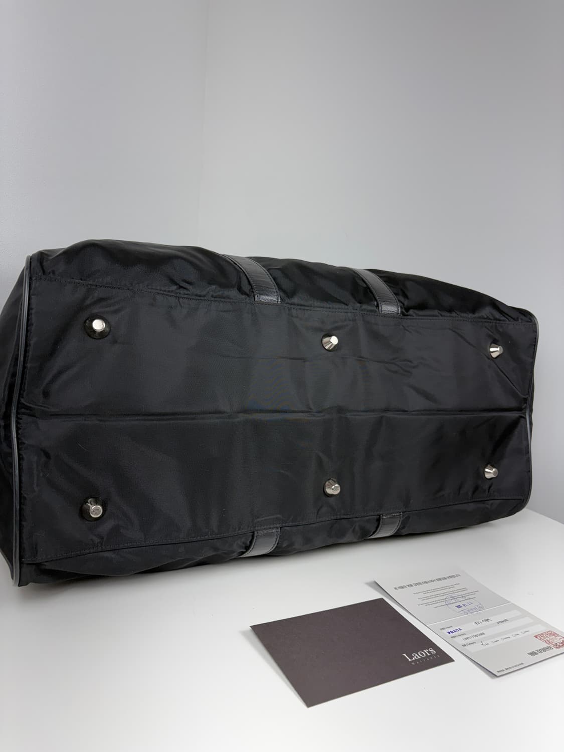 프라다 나일론 보스턴백 골프가방 여행가방 상품이미지8