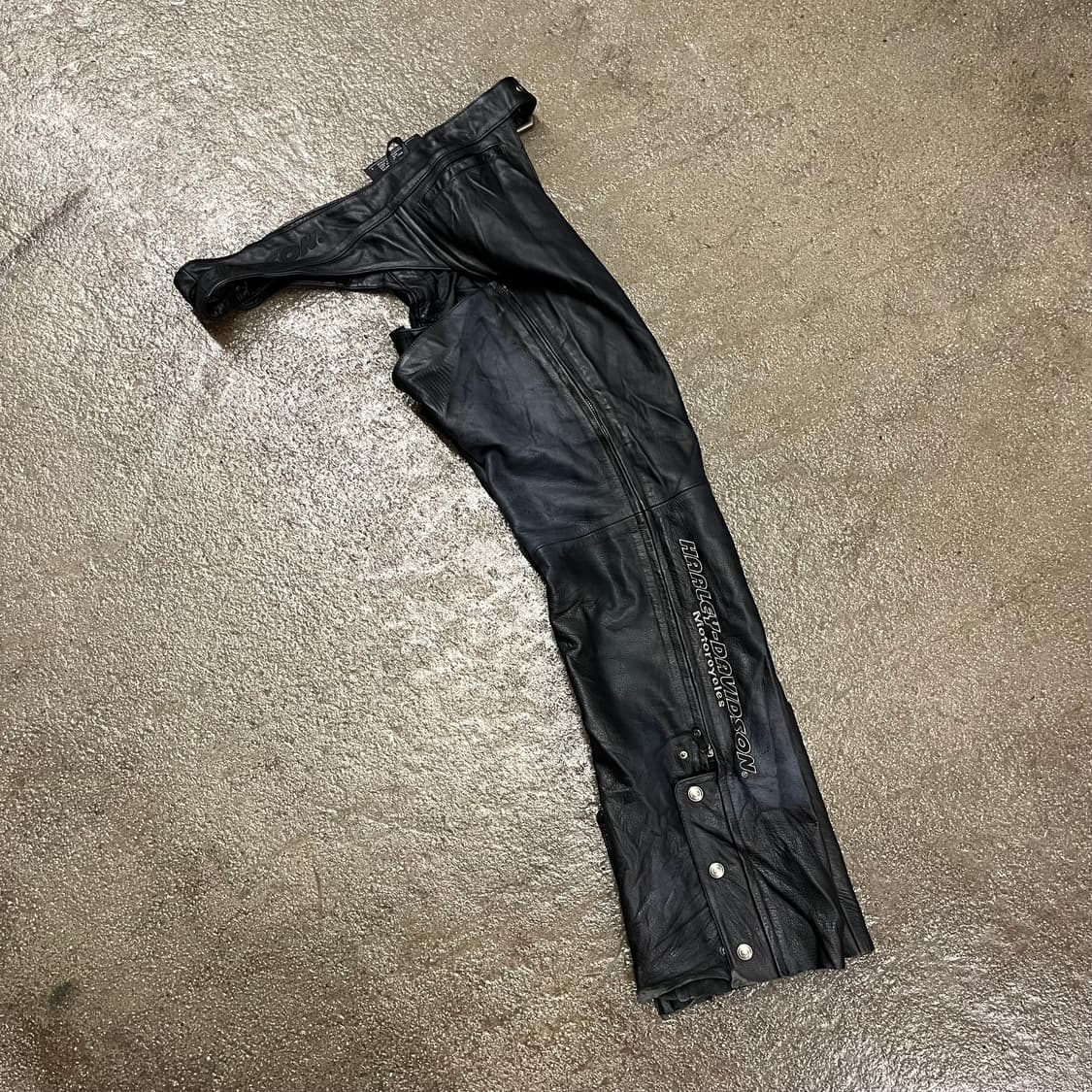 할리데이비슨 가죽 챕스 (XL) 상품이미지2