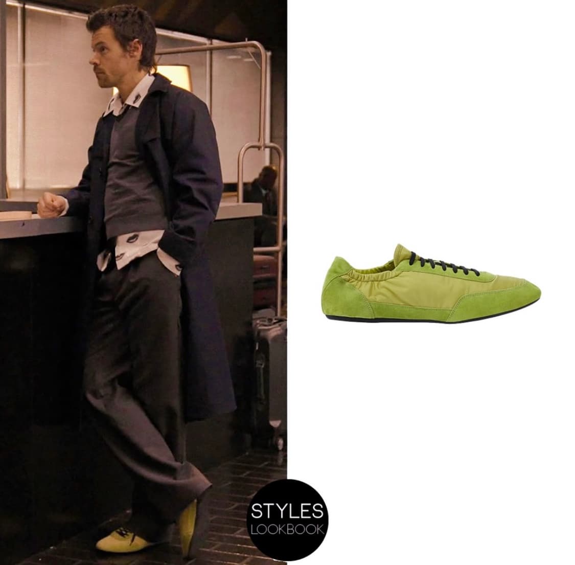 (새상품) 프라다 컬랩스 라임 그린 UK8 상품이미지8