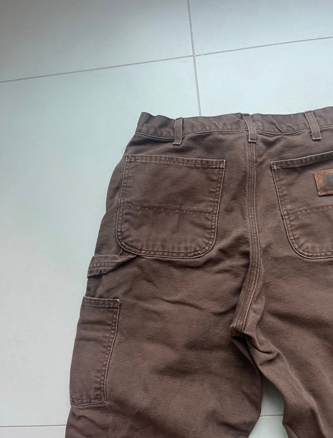 칼하트 데님 팬츠 브라운 상품이미지4