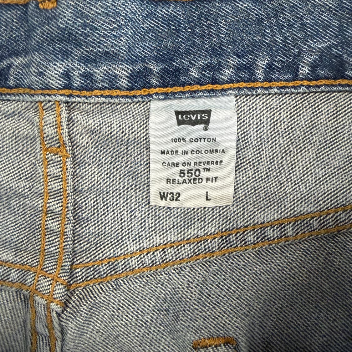 (32)00s리바이스 Levis550 데님 반바지 상품이미지4