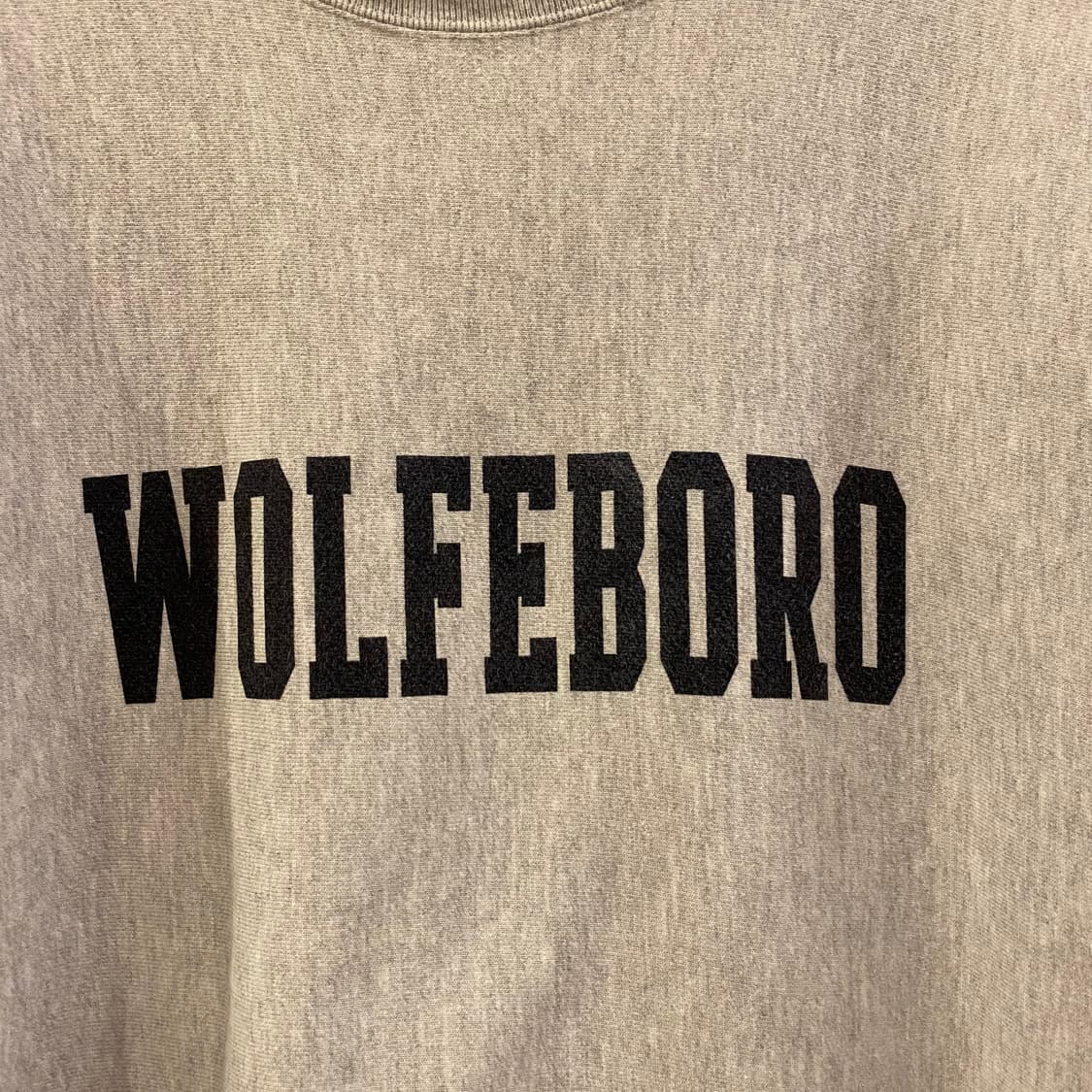 90s USA 챔피온 WOLFEBOR리버스위브 맨투맨  상품이미지6