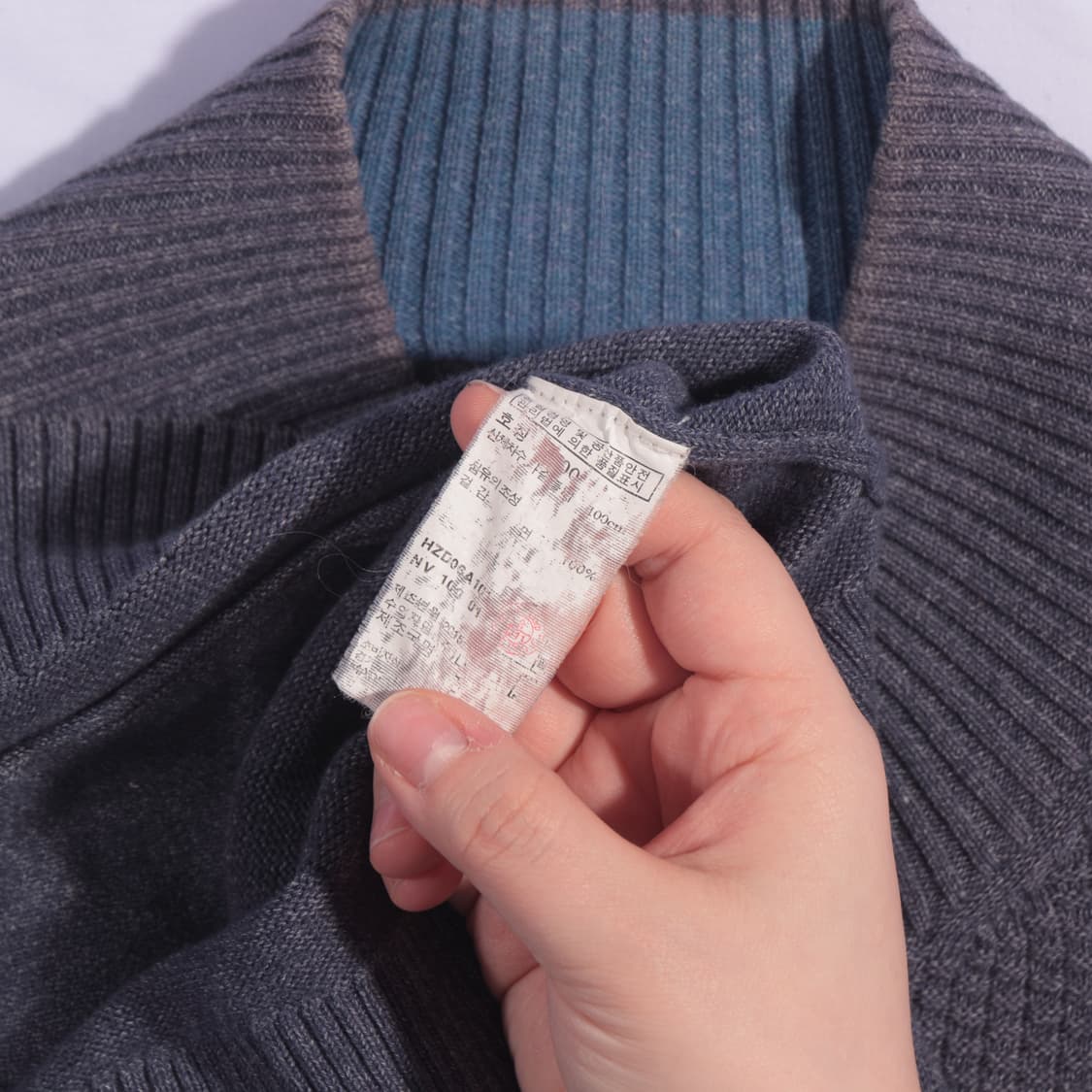 헤지스 니트집업 B111 상품이미지3