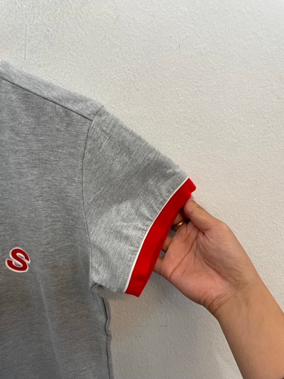 Adidas red point half T 상품이미지3