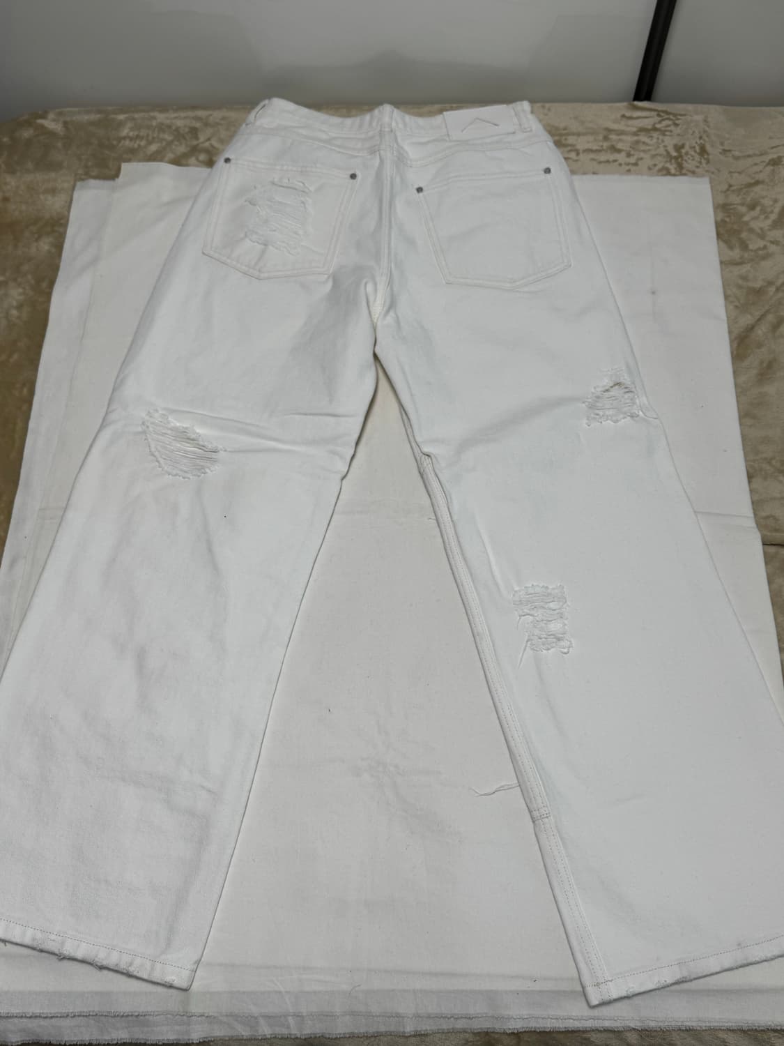 언지미크 / 디스트로이드 데님 팬츠 / S 상품이미지5