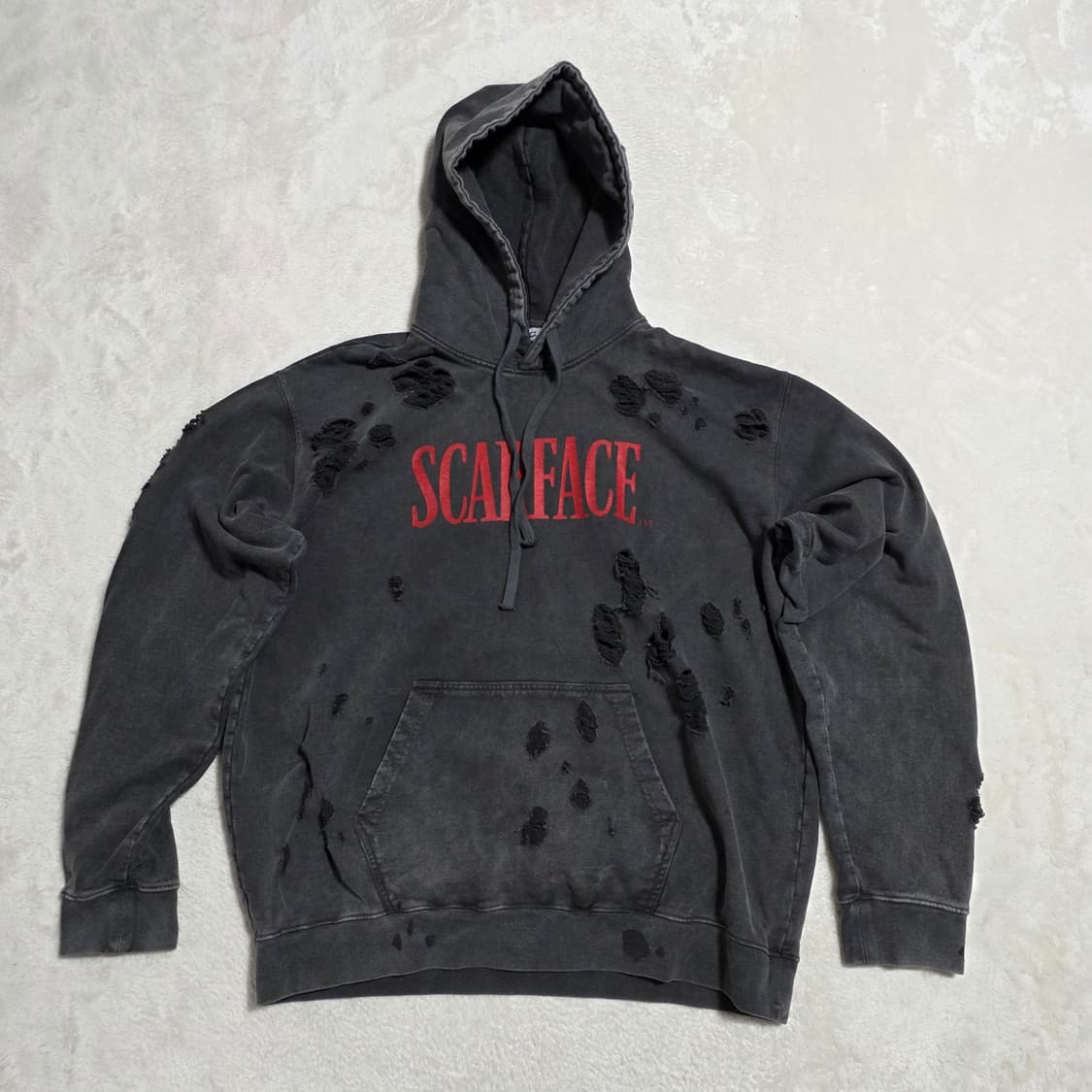 (XL)LMC 스카페이스 데미지 후드티 상품이미지1