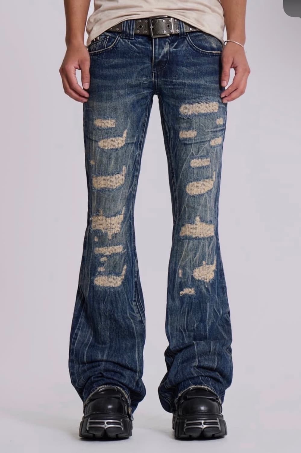 (34) 제이디드 런던 데님 디스 플레어 진 상품이미지4