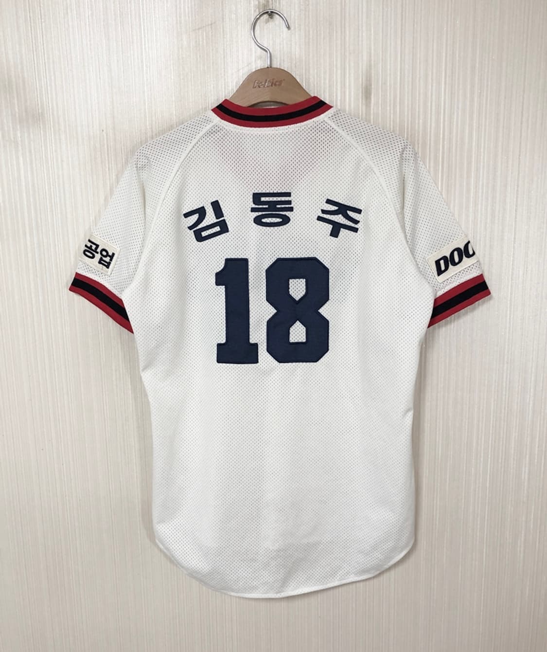 KBO 위팬 두산베어스 올드 홈유니폼/져지 95 #18 김동주 상품이미지8