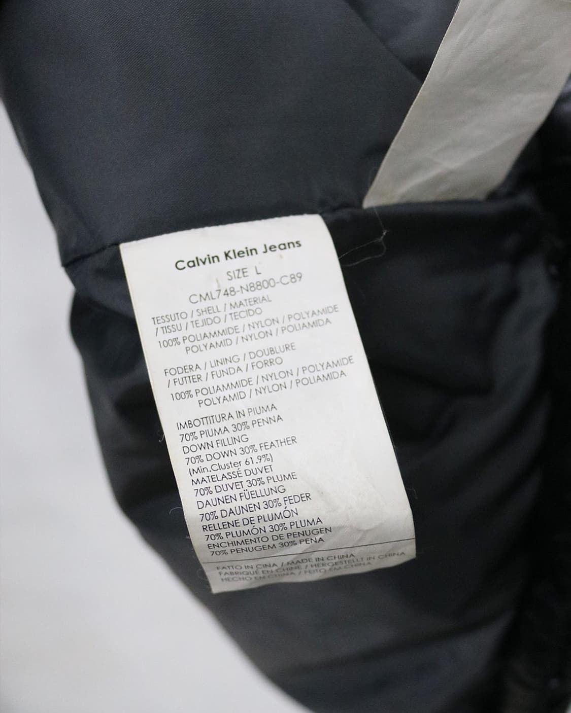 캘빈 클라인 유광 패딩 상품이미지9