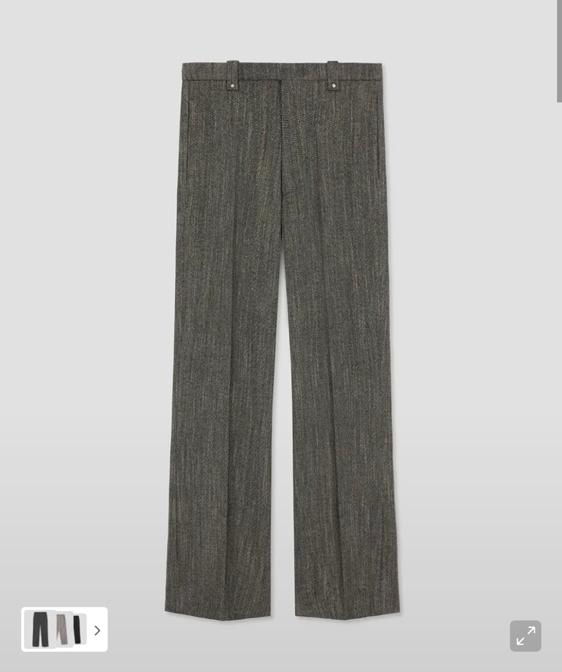 [3] 타일레 CARNABY FLARED WOOL  TRAVERT 상품이미지1