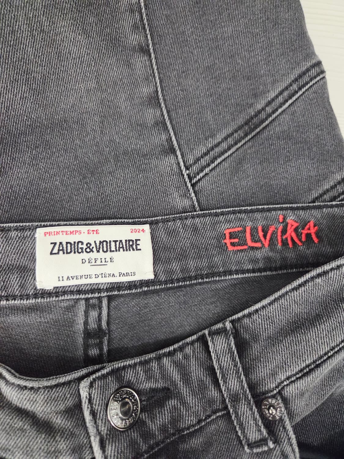 자딕앤볼테르 엘비라 미드 라이즈 플레어 진_25 상품이미지7