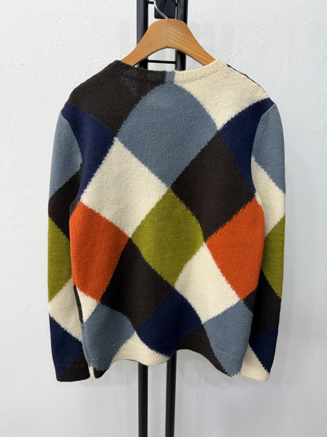 매장핀정품) 발렌티노 여성 아가일 니트 스웨터 S 상품이미지4