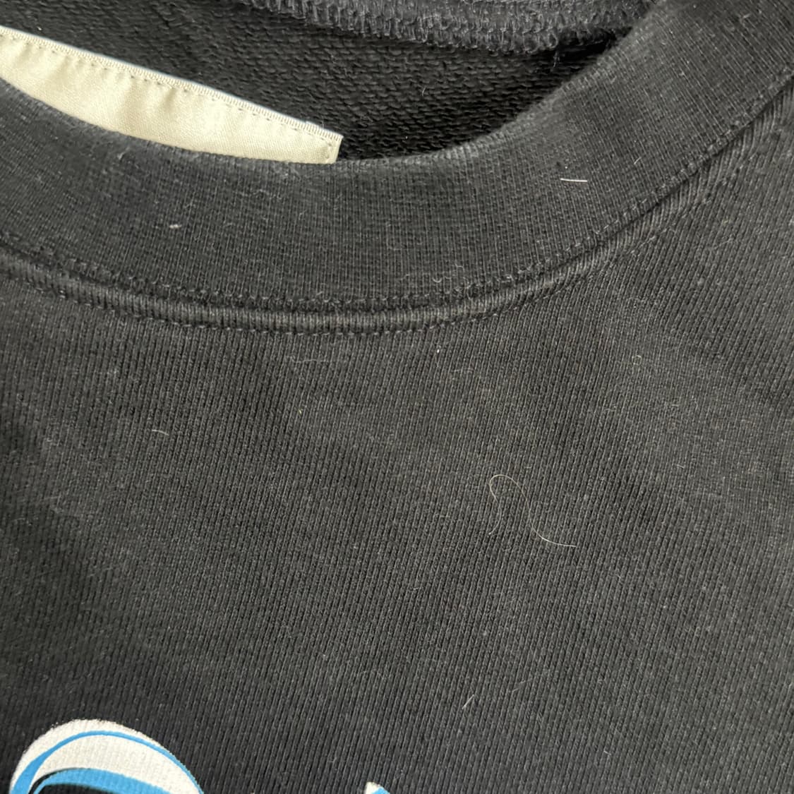 FUZZ 블랙 맨투맨 스웻 셔츠 XL 상품이미지4