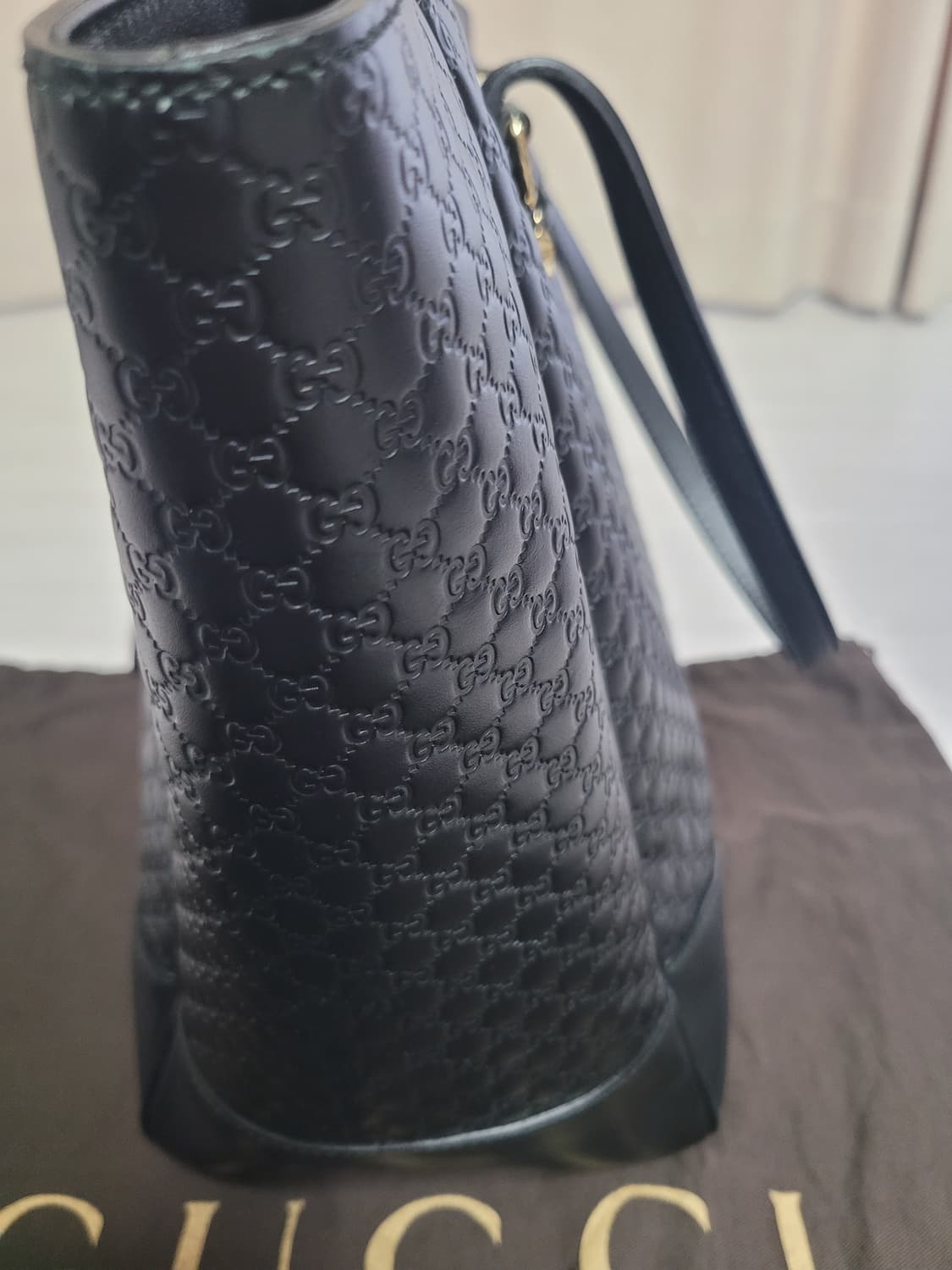 구찌 마이크로시마 토트백 숄더백 상품이미지6