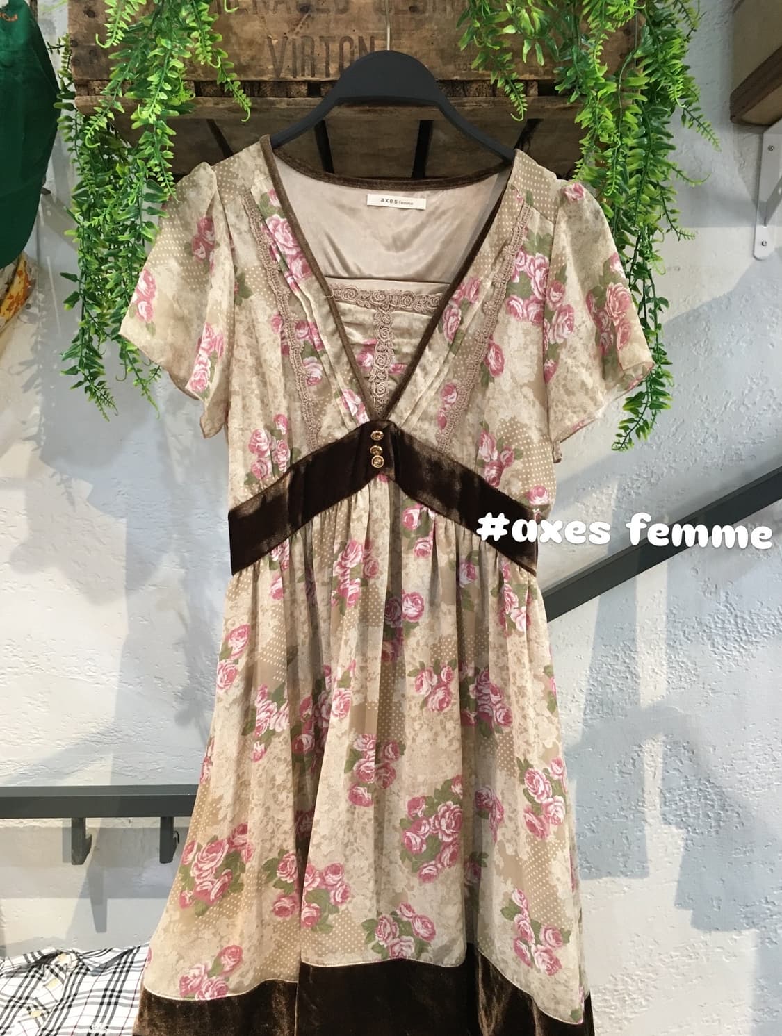 엑시즈팜 브라운 도트 소녀 코디세트 상품이미지3