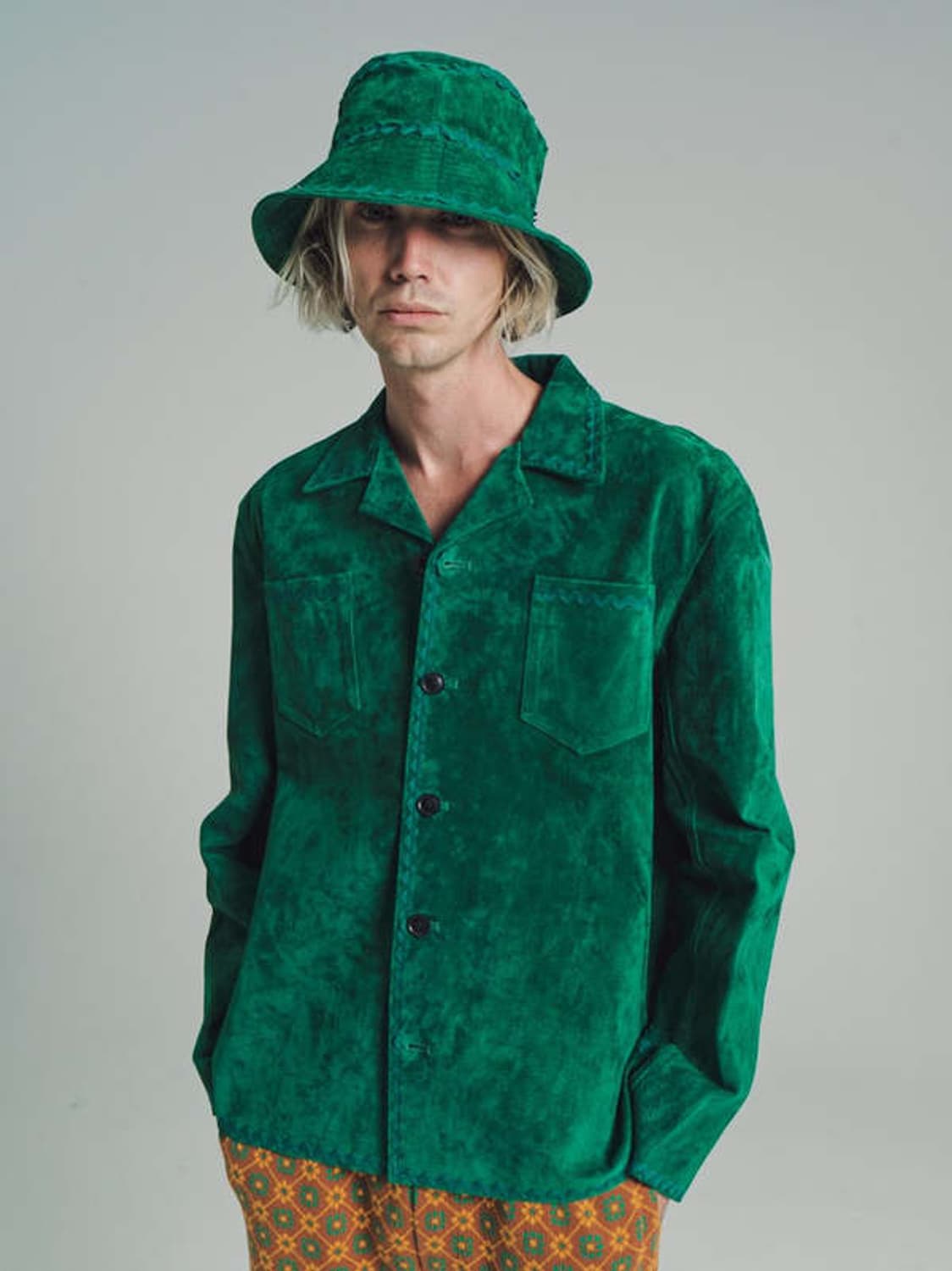 BODE — Suede Rickrack Workshirt 상품이미지4