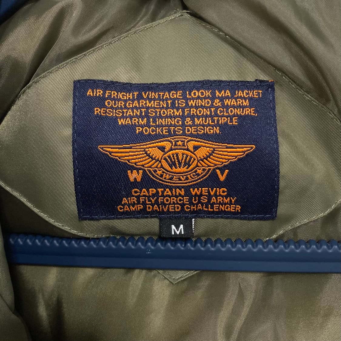 CAPTAIN WEVIC MA-1 항공 점퍼 상품이미지5