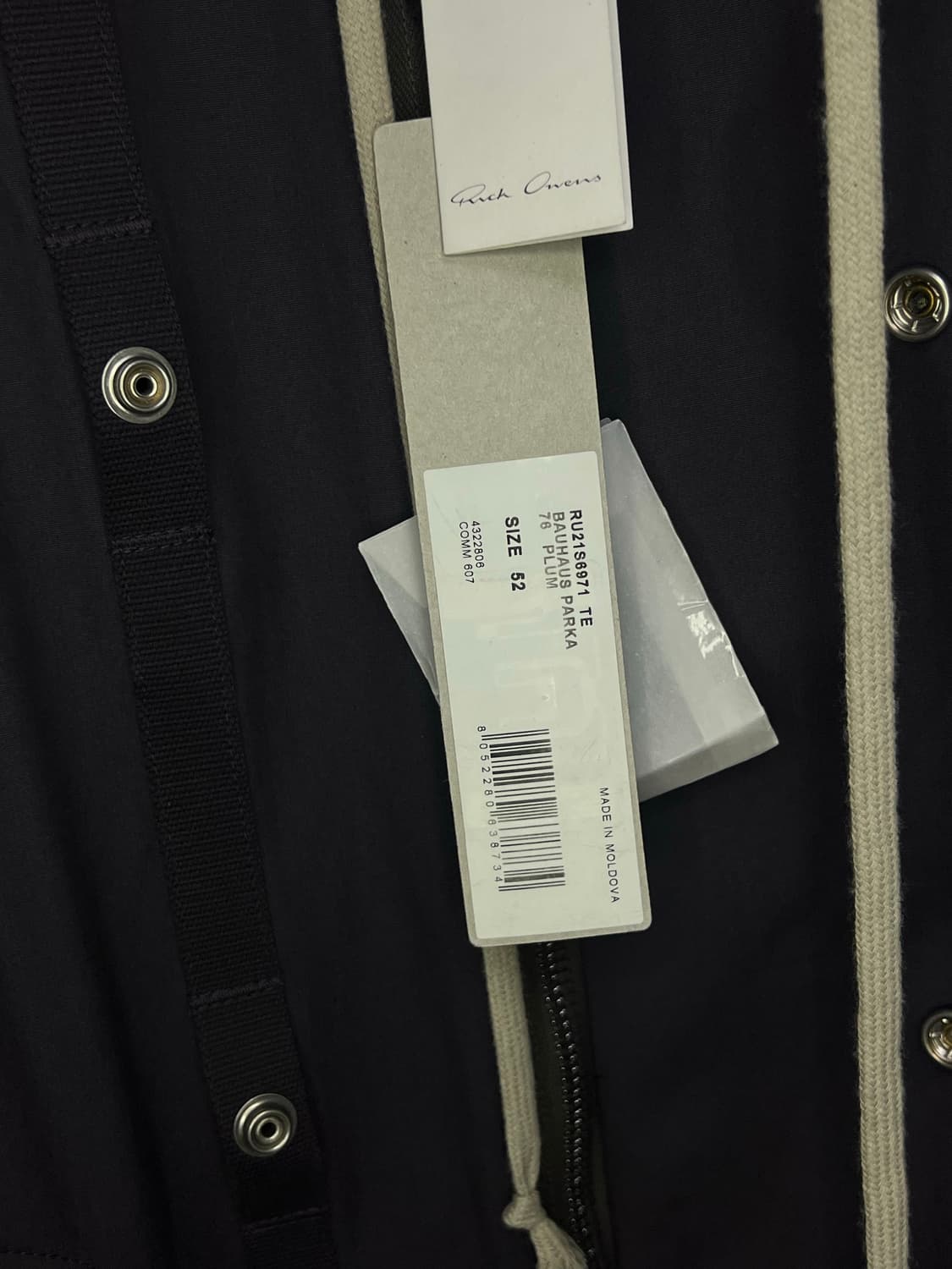 릭오웬스 21SS 바우하우스 롱 피쉬테일 파카 상품이미지4