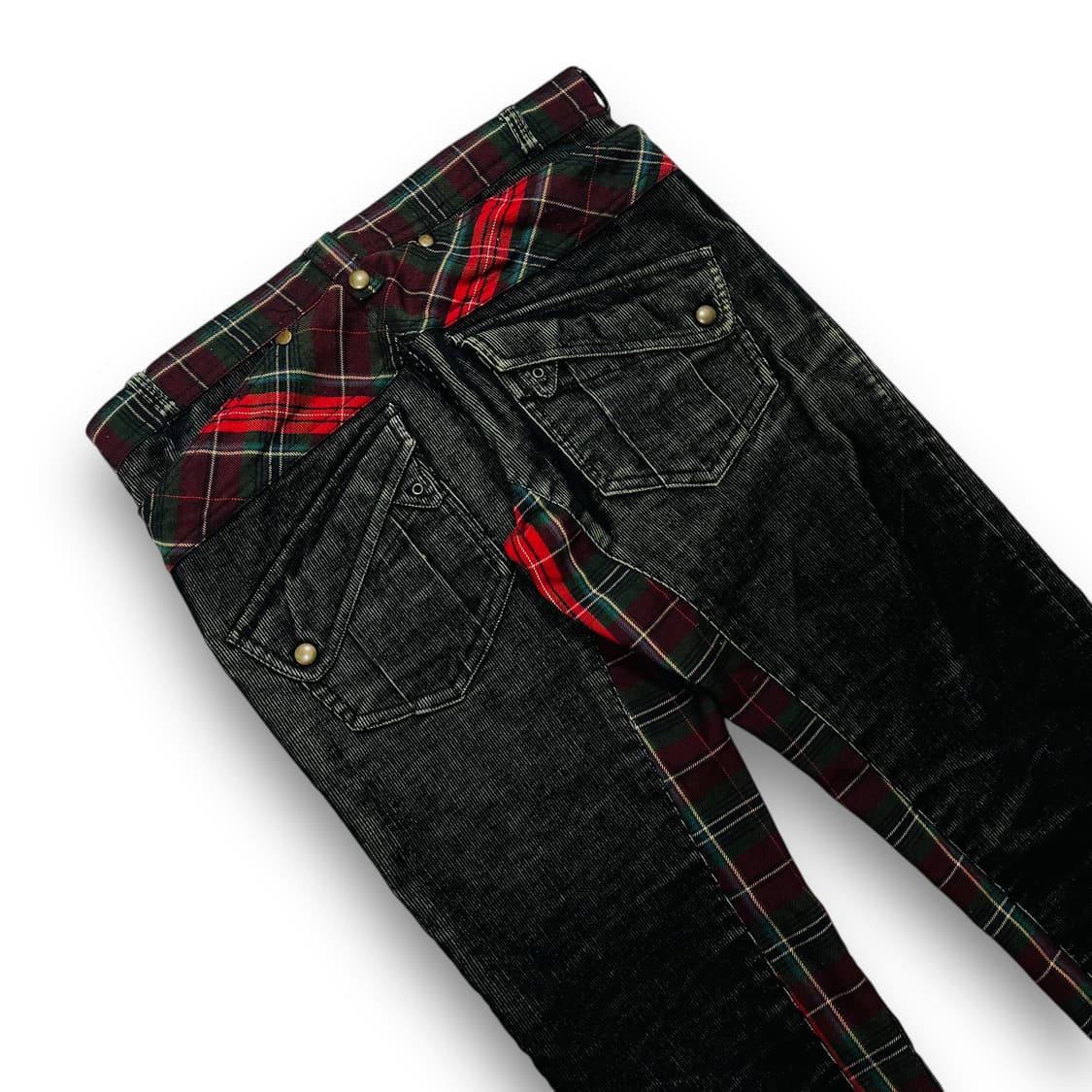 Cantwo punk Tartan Checkered Pants 상품이미지4