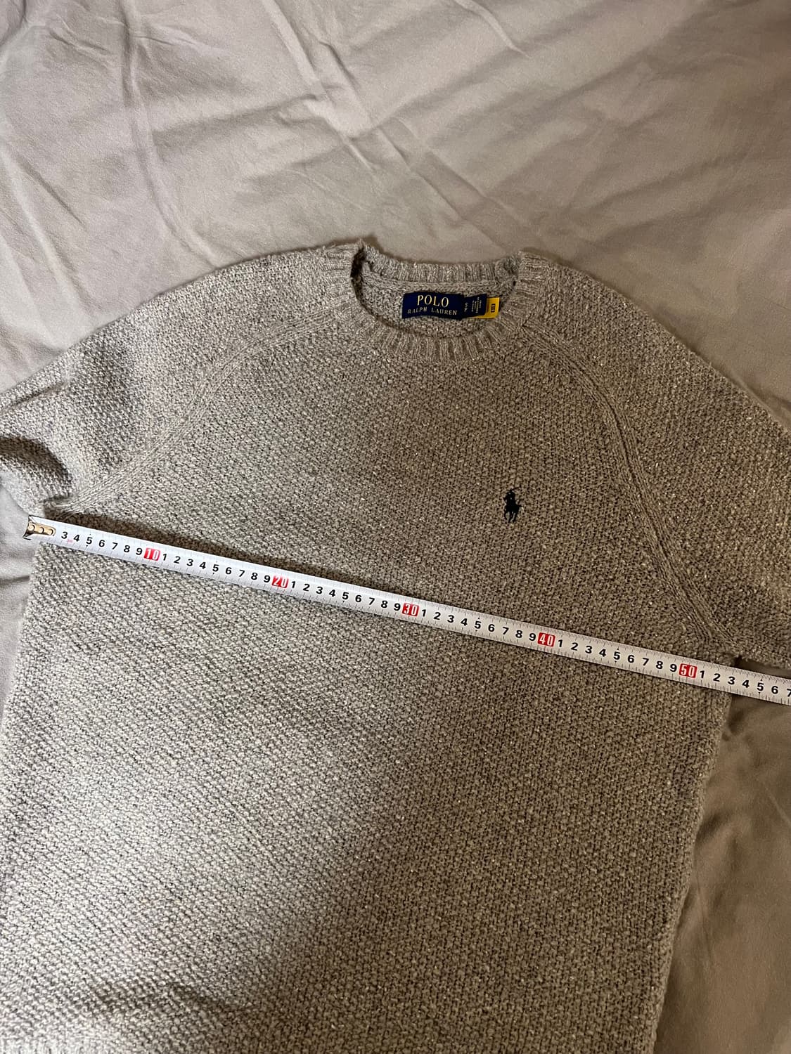 폴로 랄프로렌 헤어리 질감 울 니트 그레이 S 상품이미지9