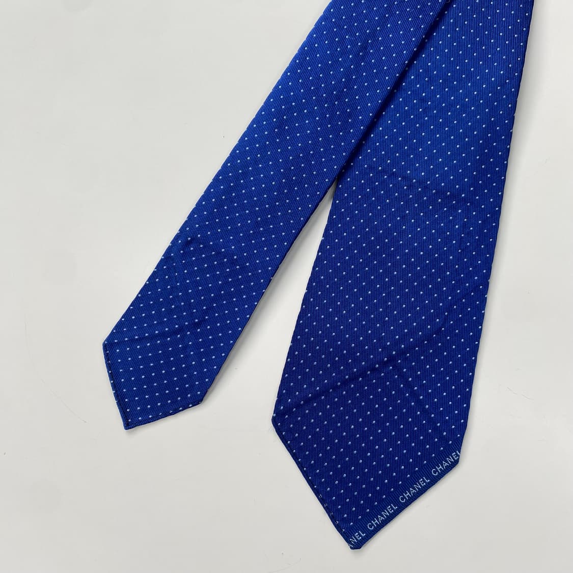 샤넬(CHANEL) 영문로고 명품 정품 넥타이 상품이미지1