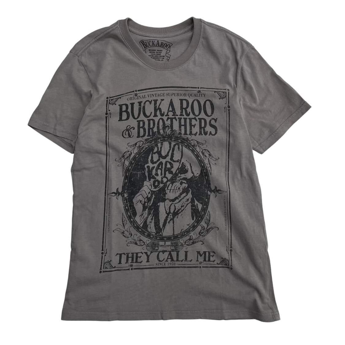 버커루 프린팅 애쉬카키 반팔 M 상품이미지2