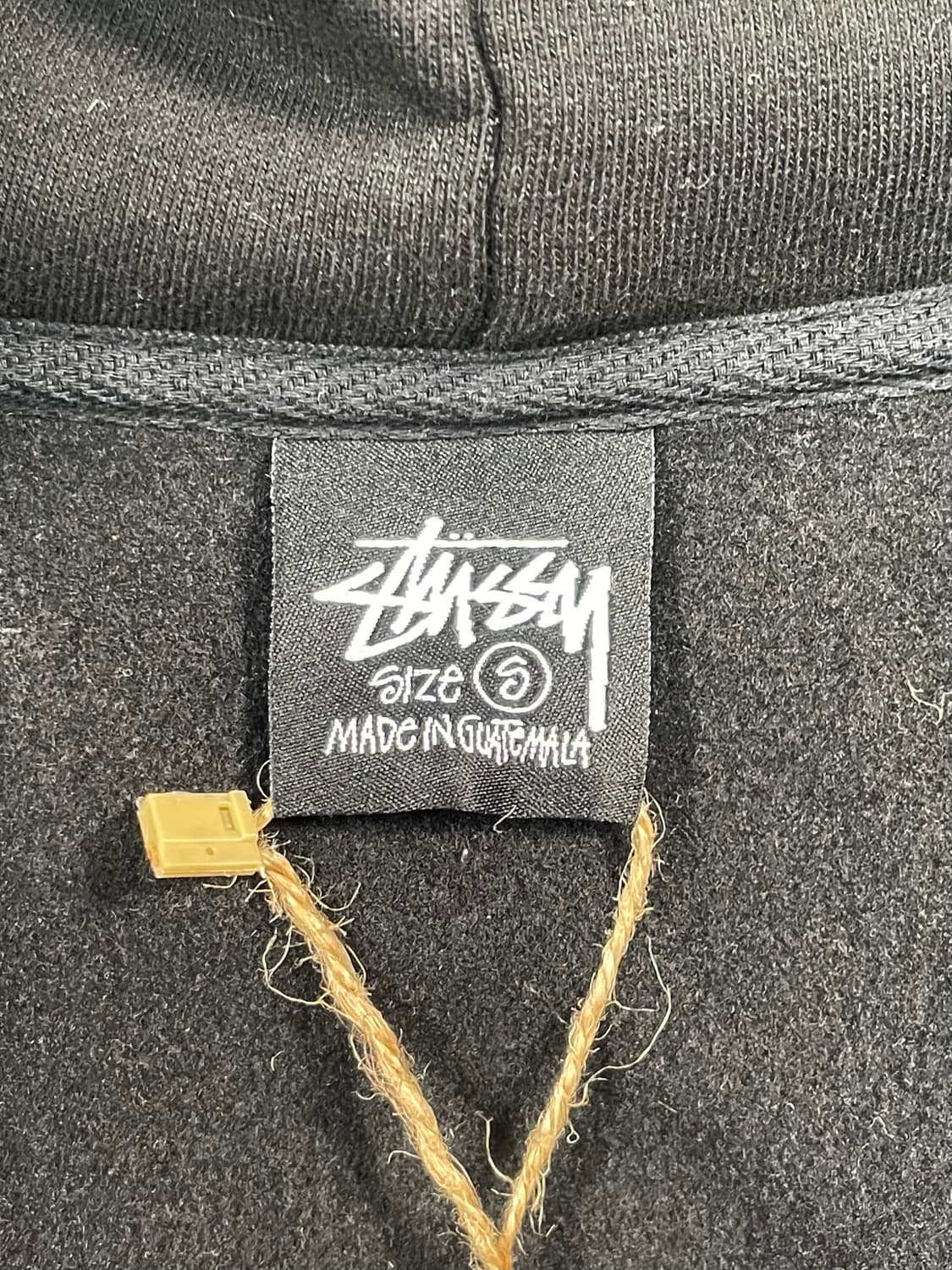 스투시 스탁로고 스웻 후드집업 상품이미지6