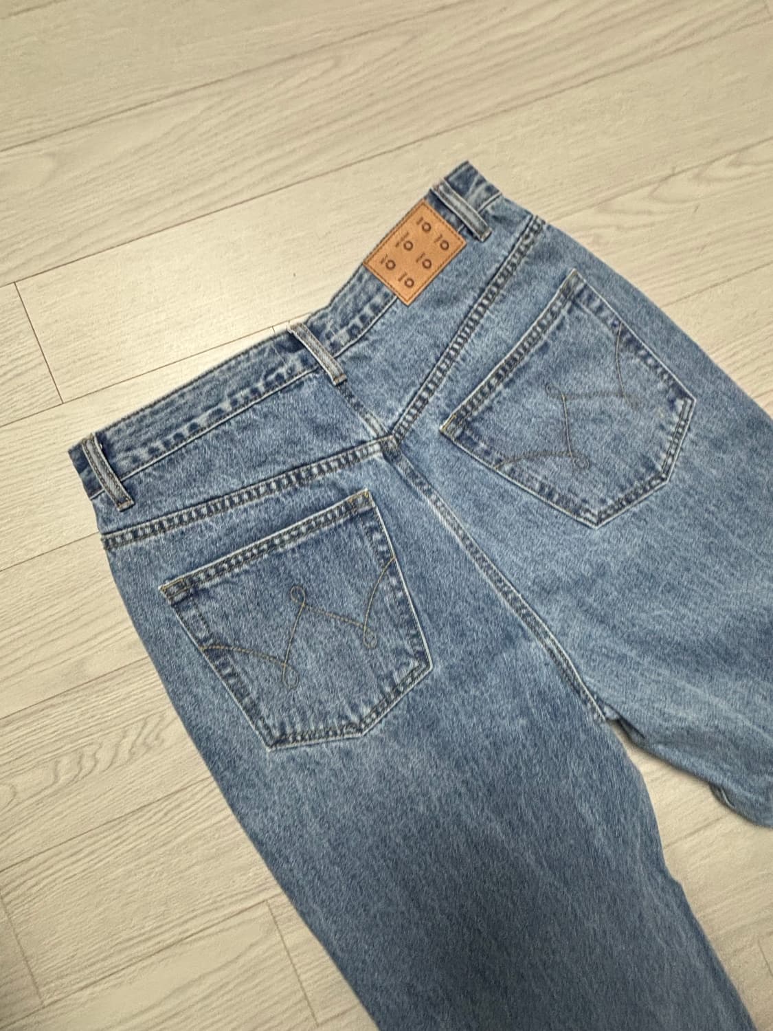 Small stupid tunes  Stud bootcut denim  상품이미지4