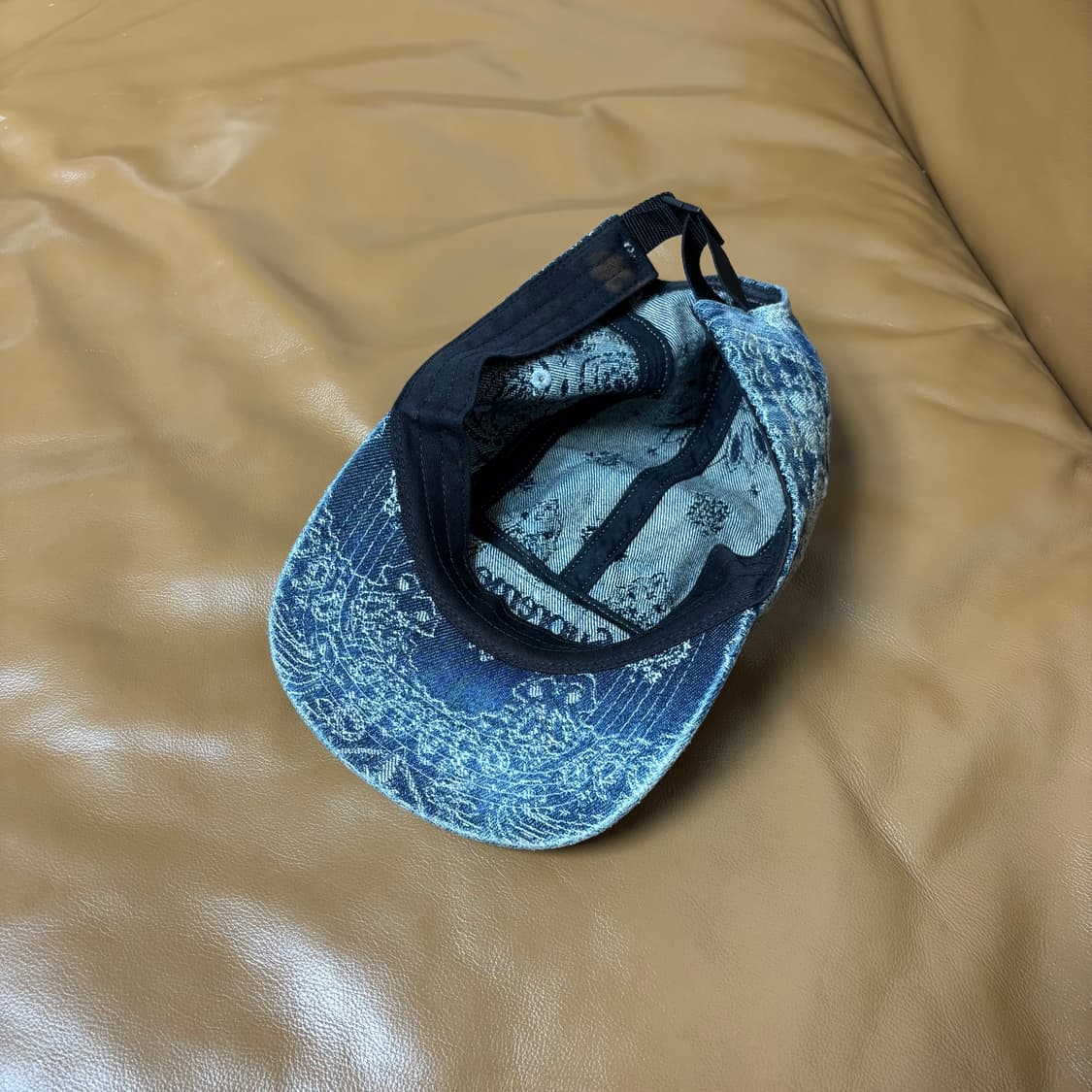 Supreme 슈프림 반다나 워시드 데님 캠프캡 모자 (Denin) 상품이미지8