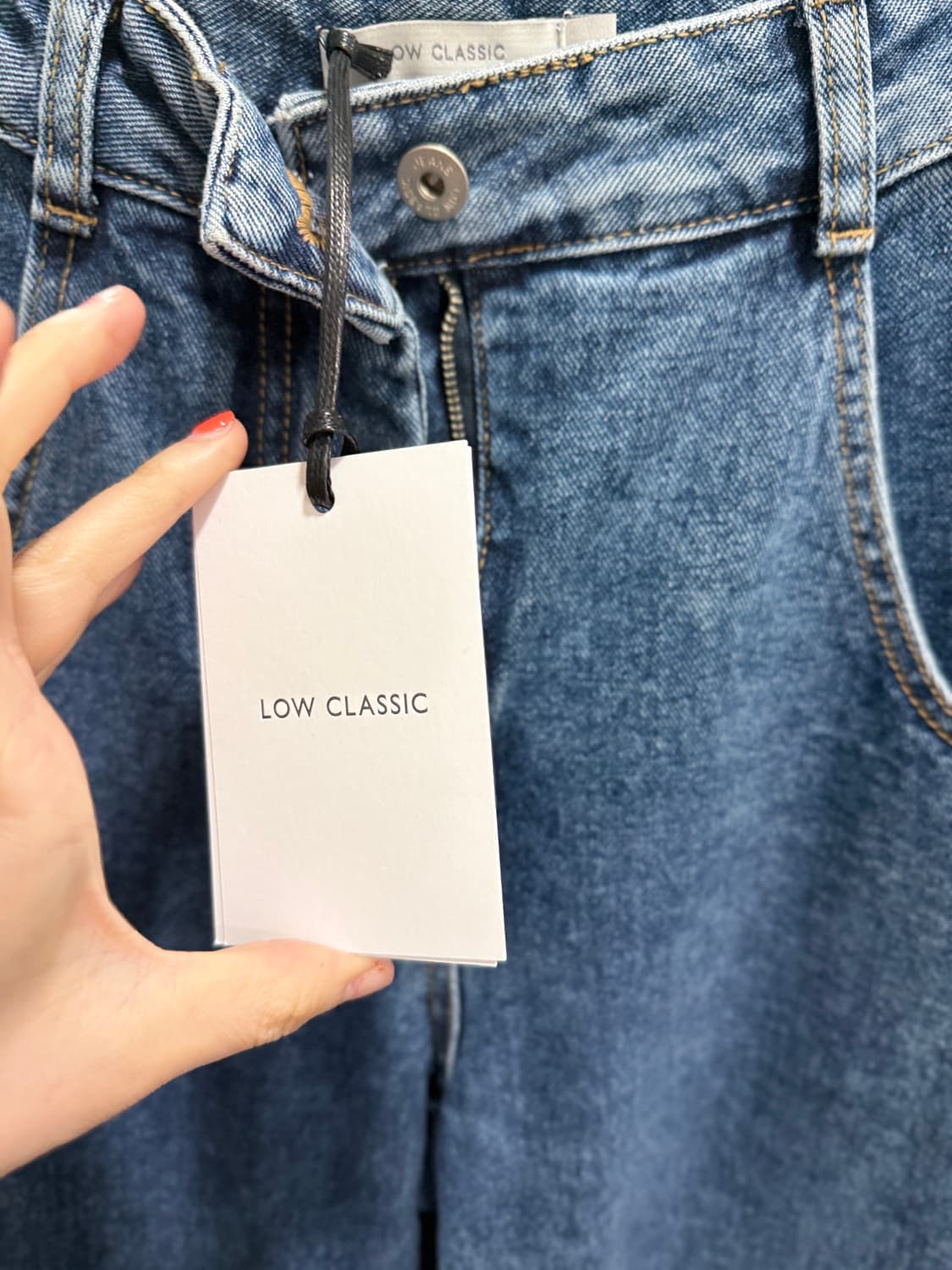 로우클래식 데님팬츠 상품이미지2