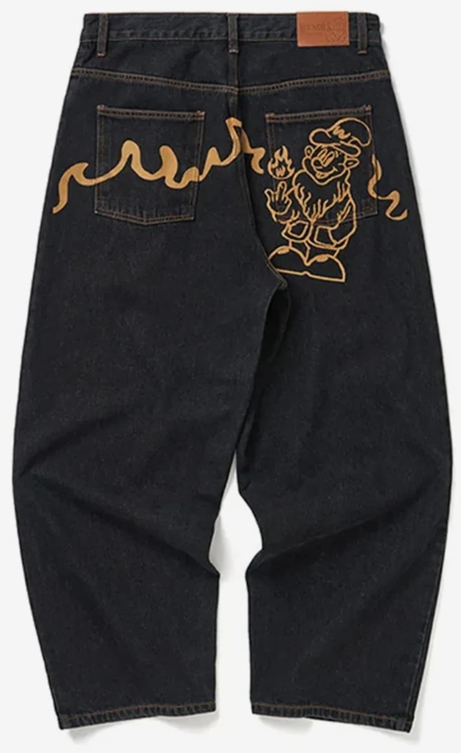 [M]위캔더스  DWARF DENIM PANTS (BLACK) 상품이미지4