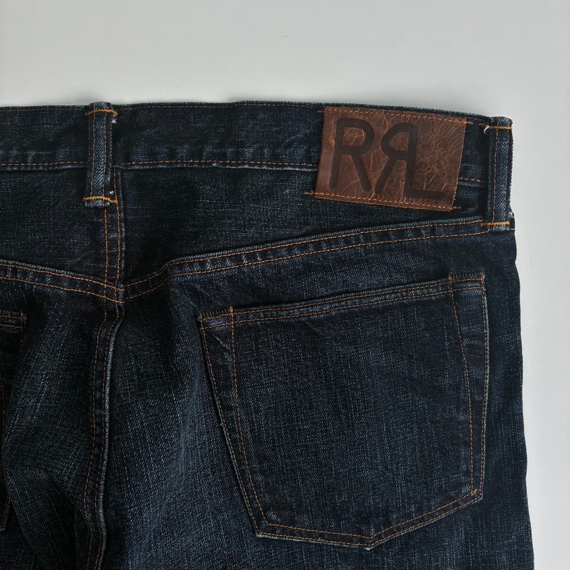 RRL  더블알엘 하이슬림 셀비지 데님 팬츠 상품이미지3