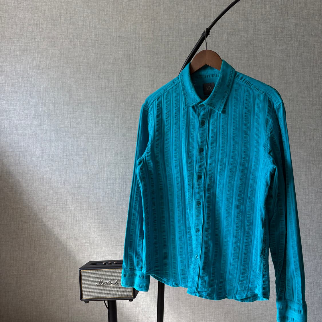 아르마니 익스체인지 스카이 텍스쳐 셔츠 상품이미지5