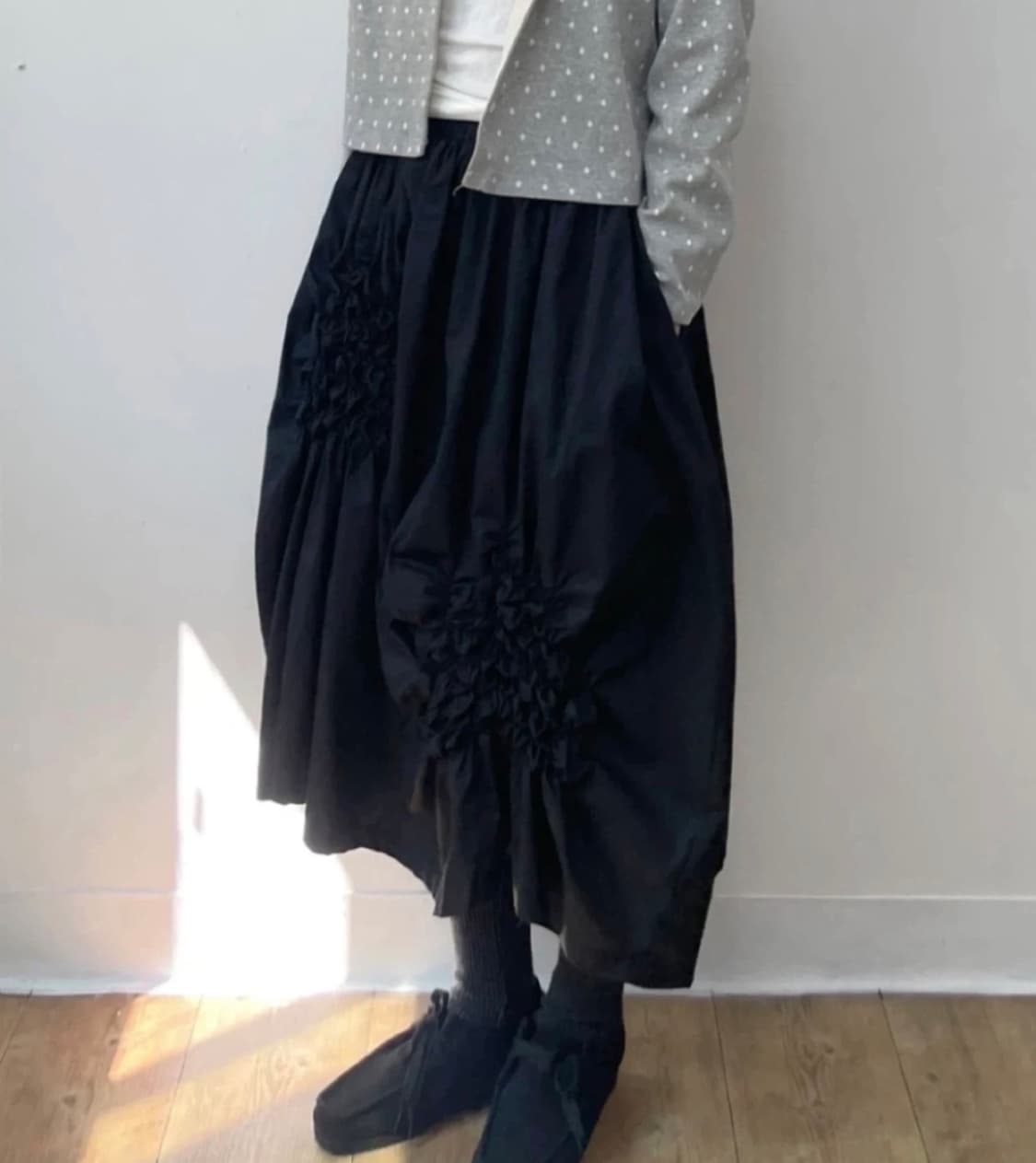 [새상품] 피에브레 스커트 팝니다 상품이미지3