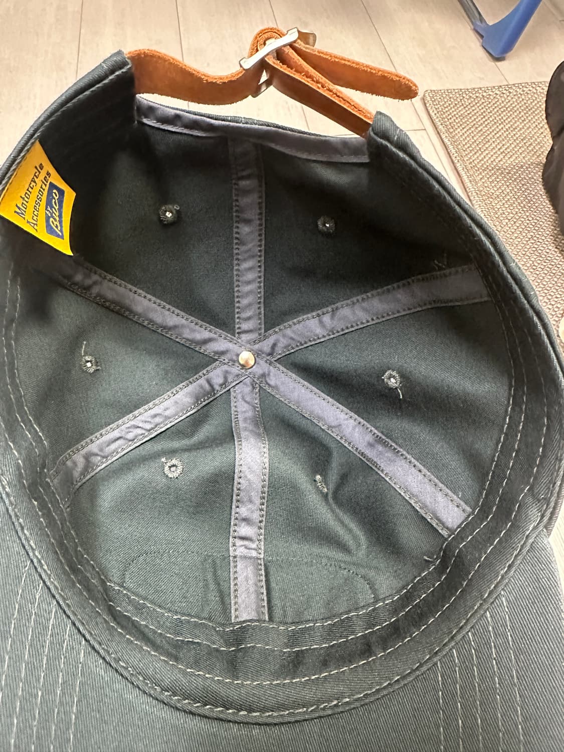 리얼맥코이 부코 캡 차콜색상 판매합니다. 상품이미지4