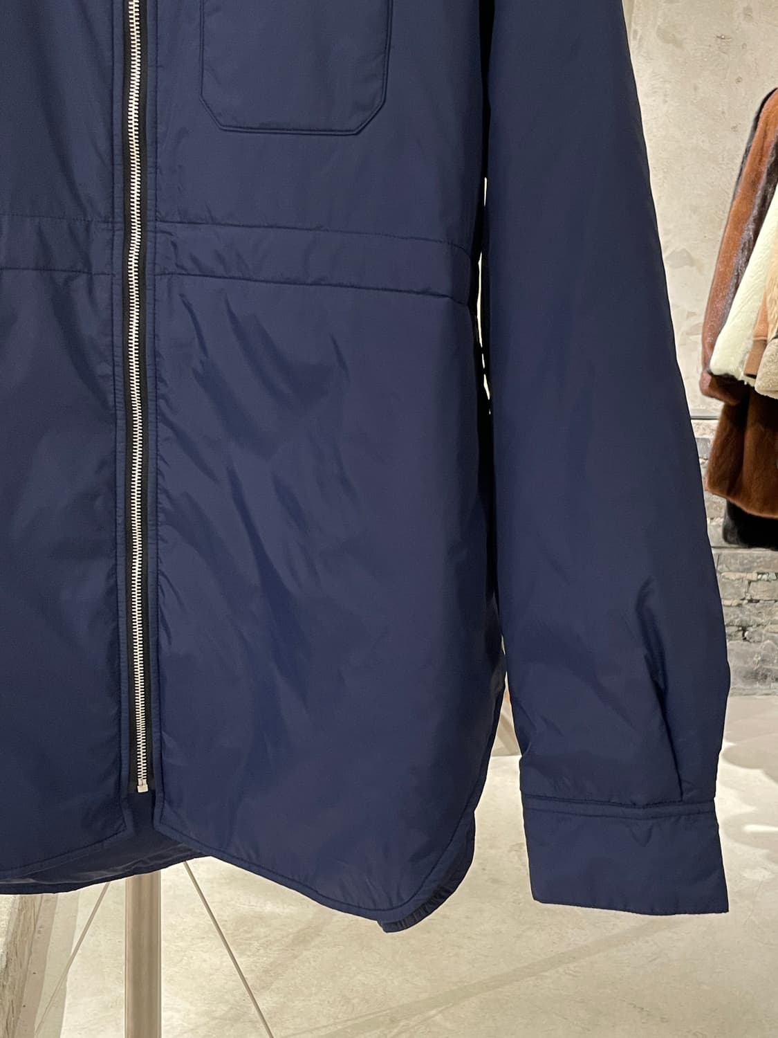 마르니 20F/W 네이비 패디드 집업 자켓 상품이미지5