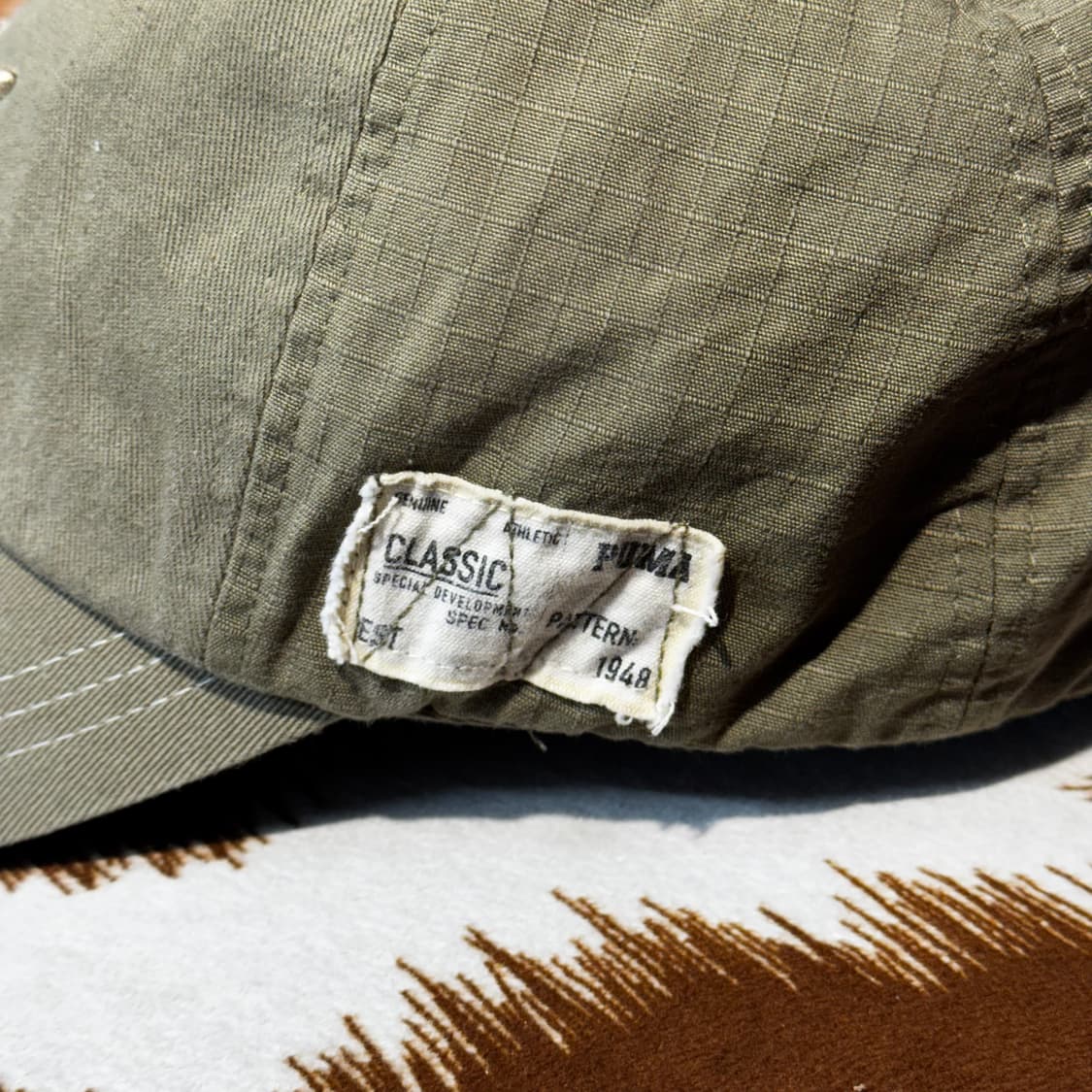 Puma 푸마 립스탑 밀리터리 볼캡 (OS) 카키 상품이미지4